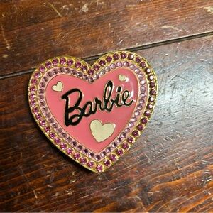 Barbie by Tarina Tarantino heart shaped  buckle Swarovski crystals handmade